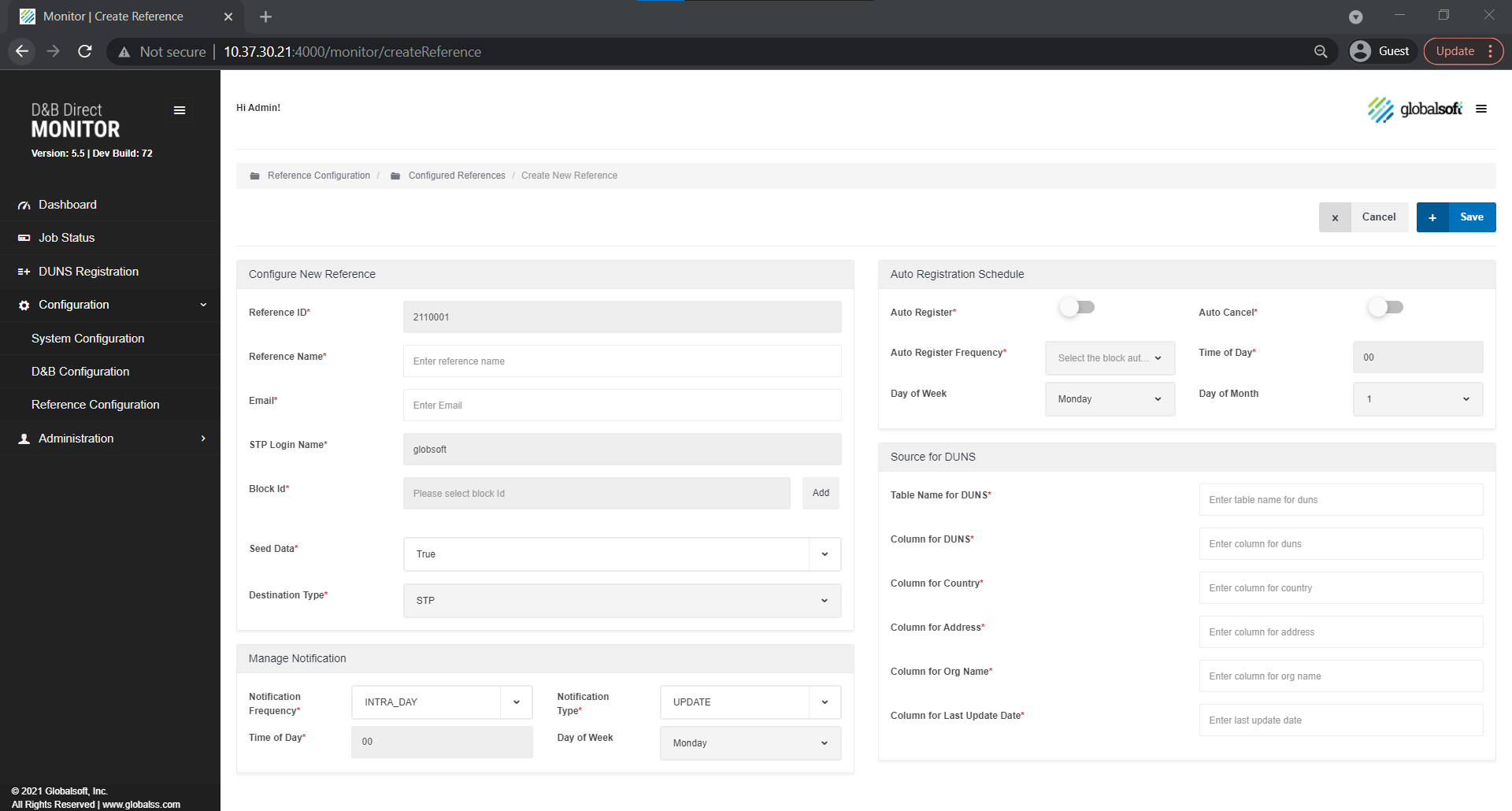 Reference Config